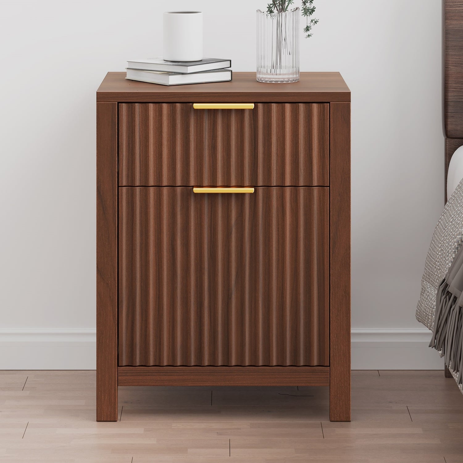 Lestat 2 Drawer Bedside Table
