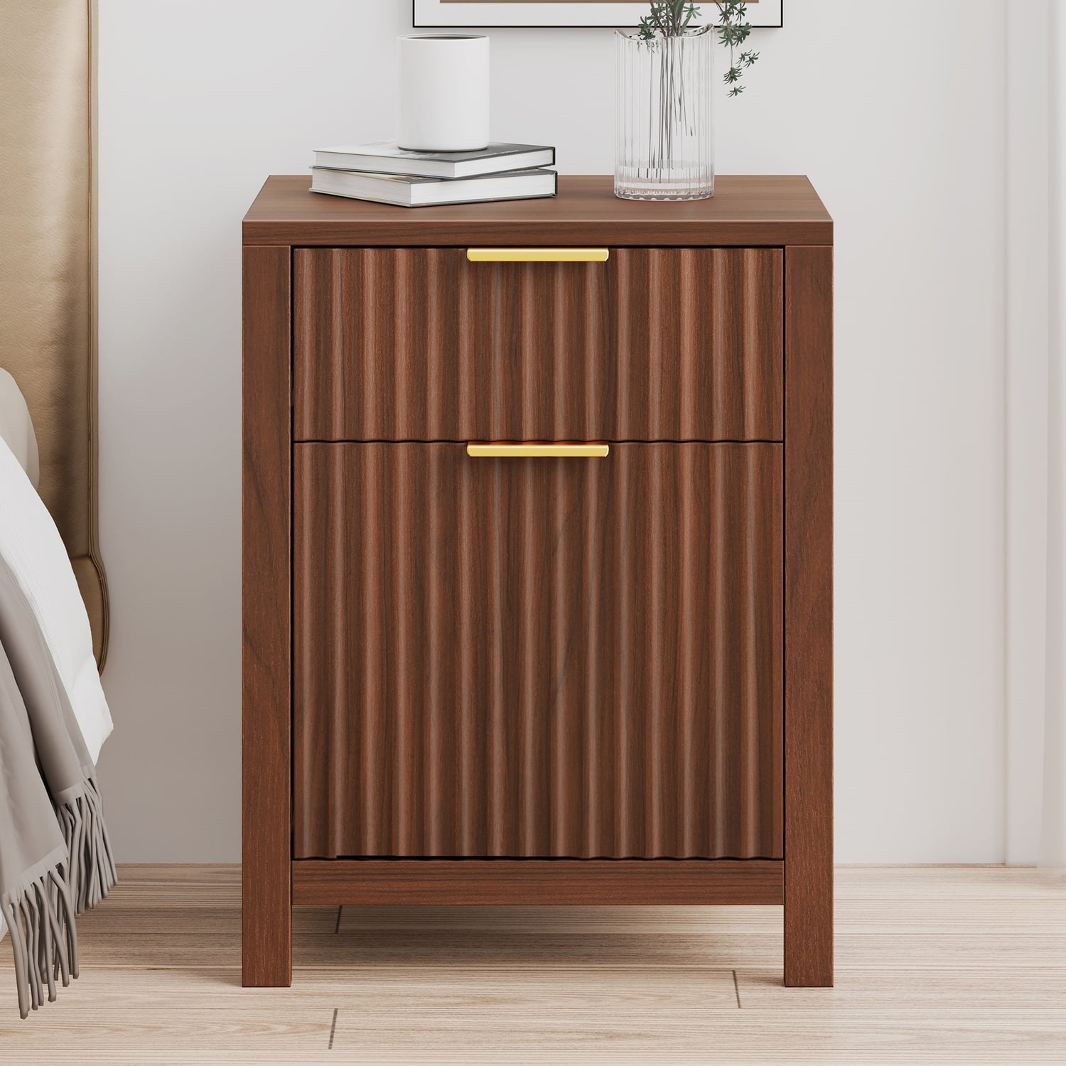 Lestat 2 Drawer Bedside Table