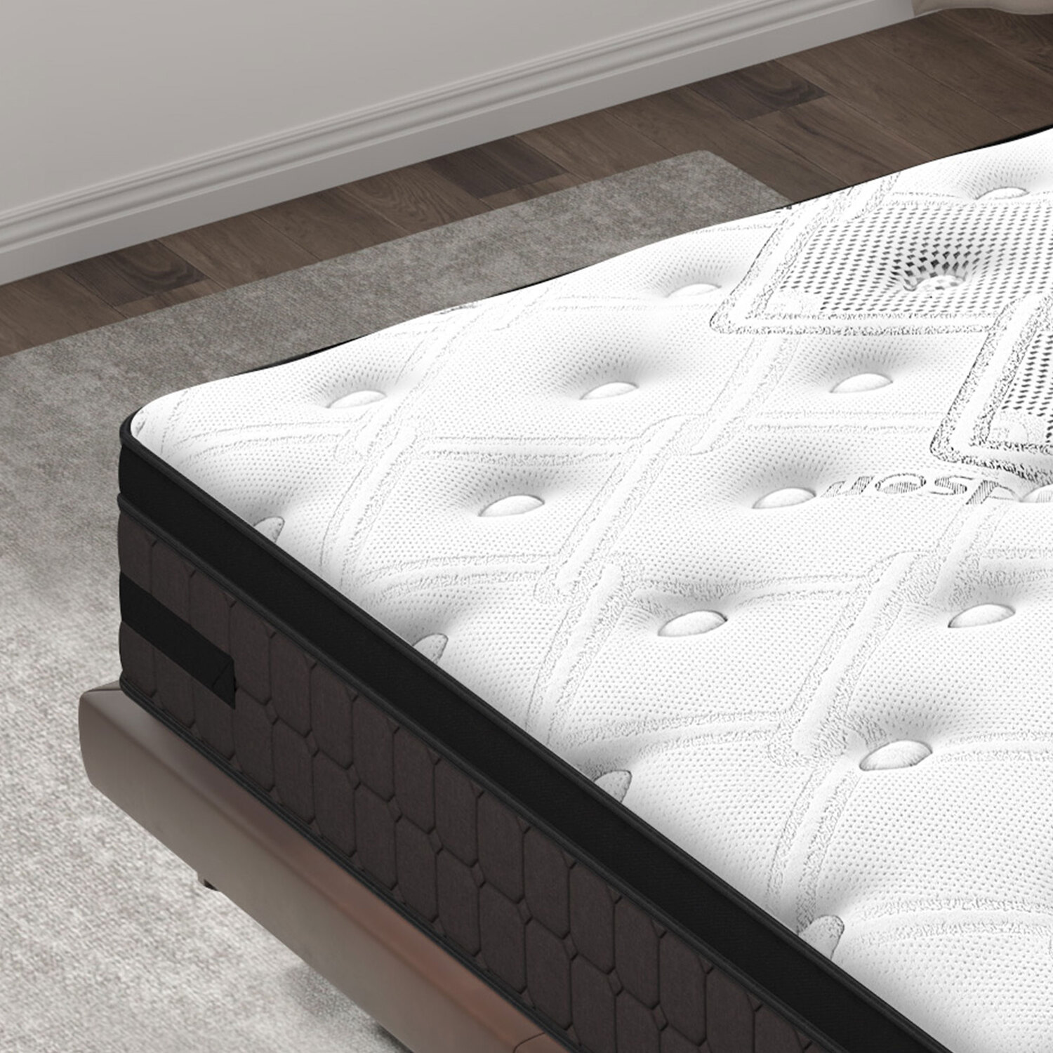 Idella Double-Sided Bonell Spring Mattress