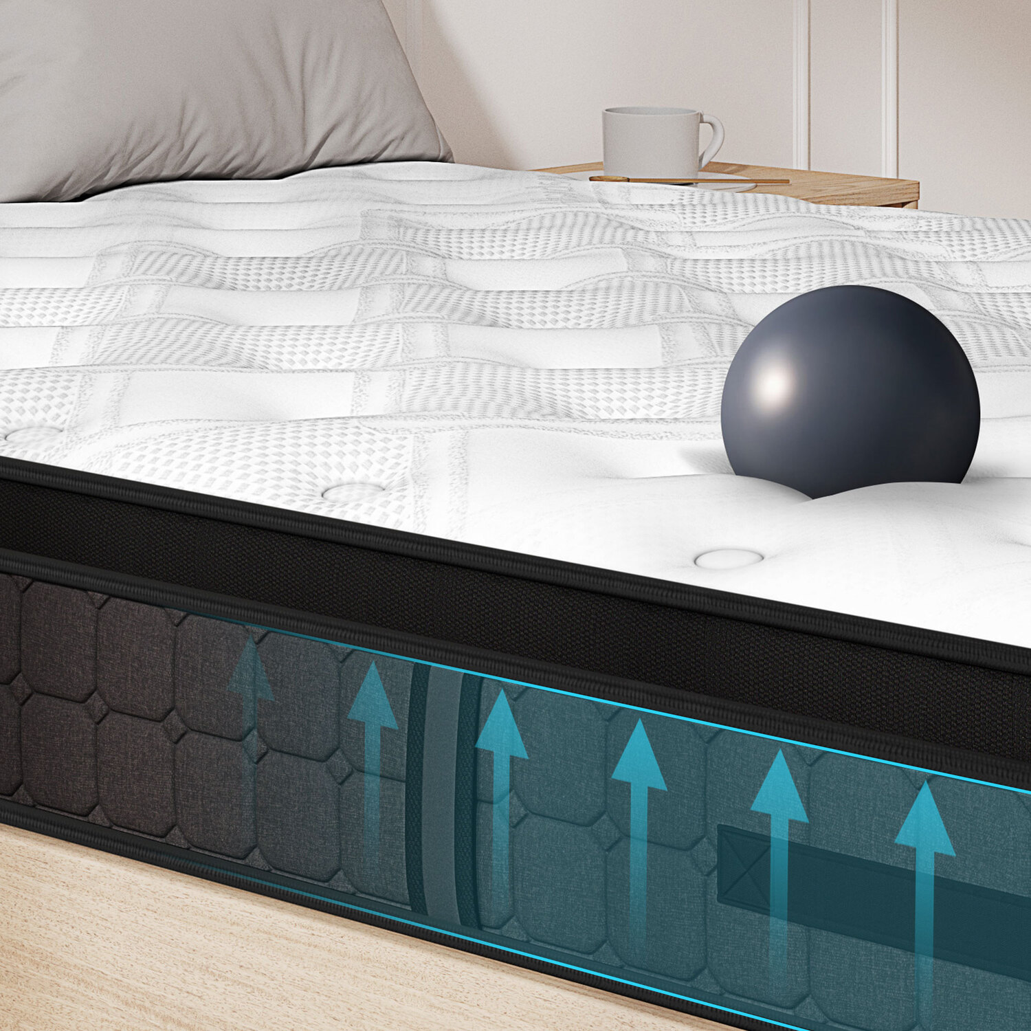 Idella Double-Sided Bonell Spring Mattress