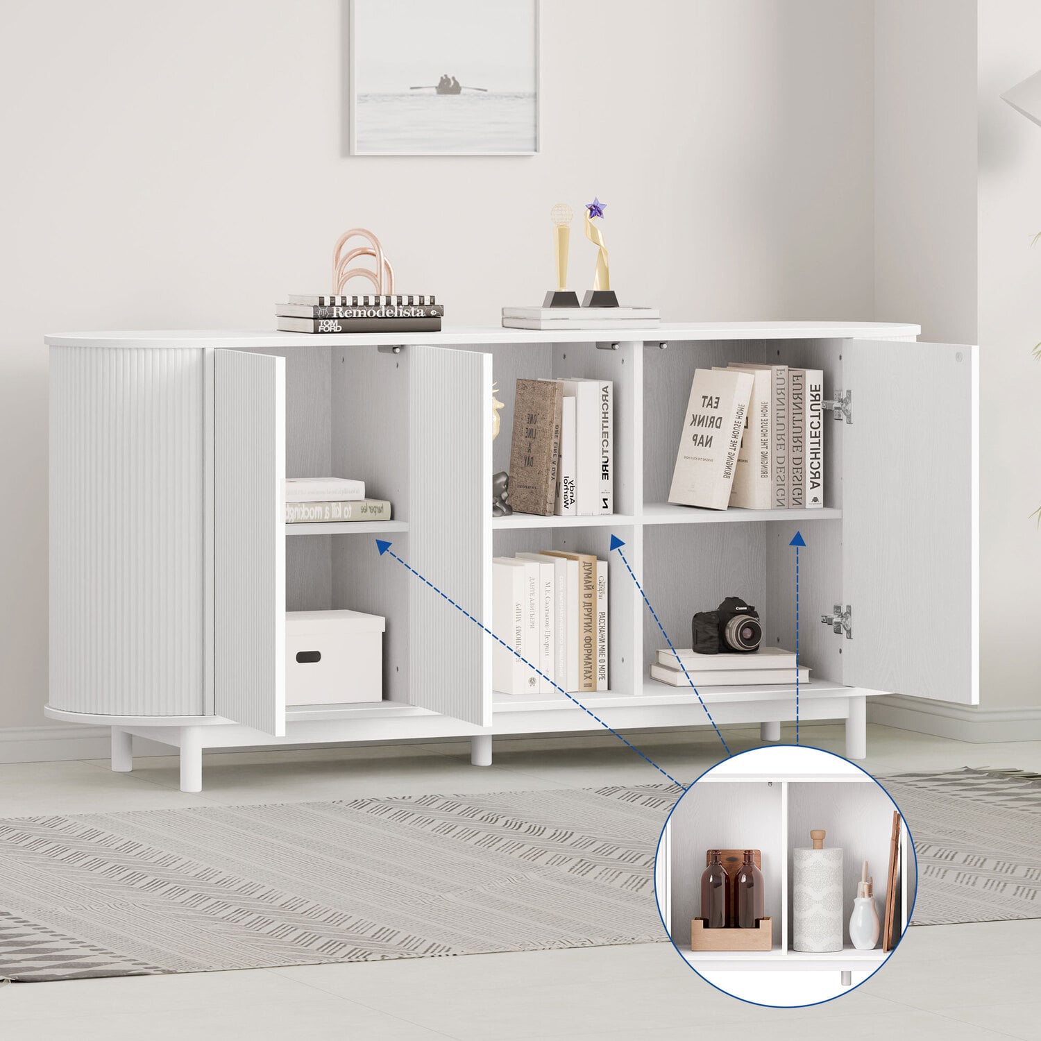 Rex 3 Door Sideboard Buffet