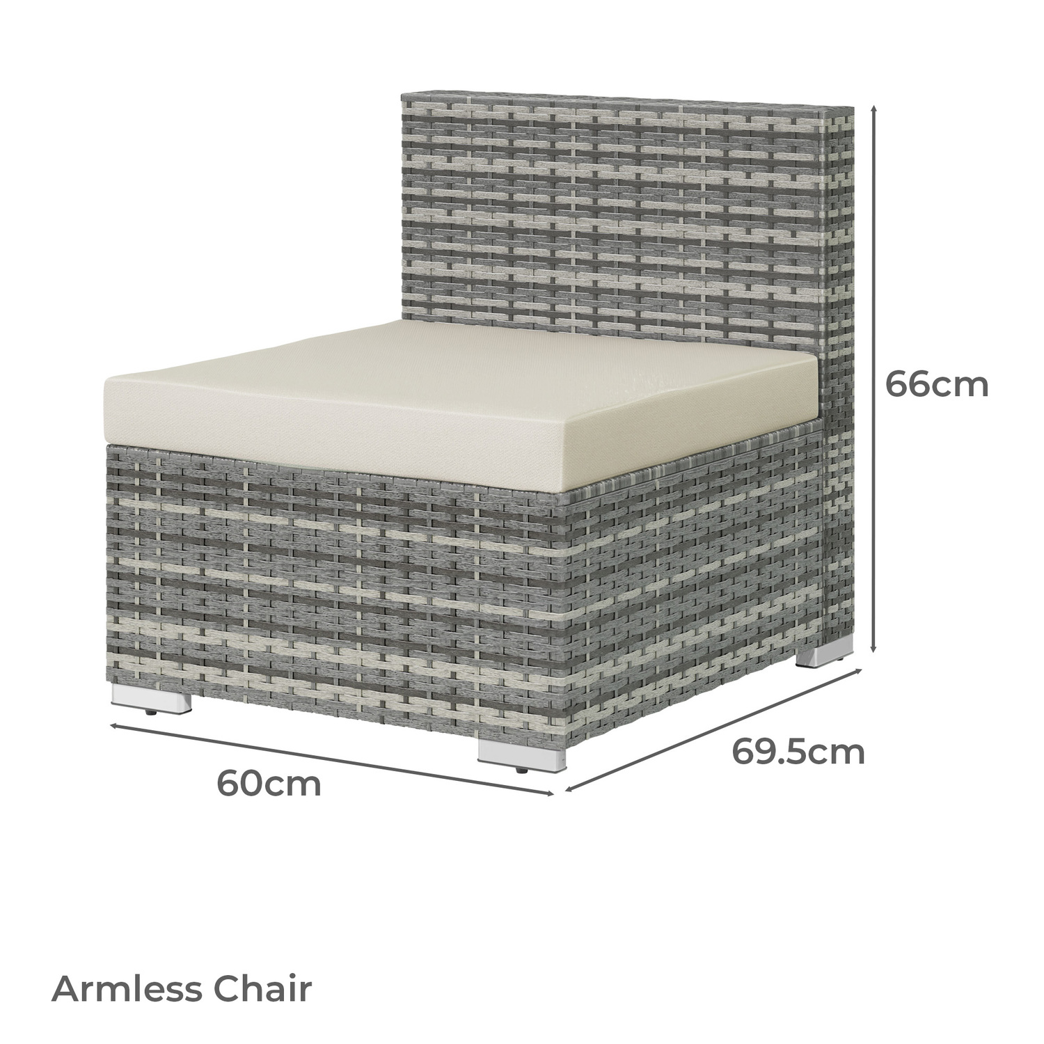 6 Seater Nilda Outdoor Modular Lounge Set