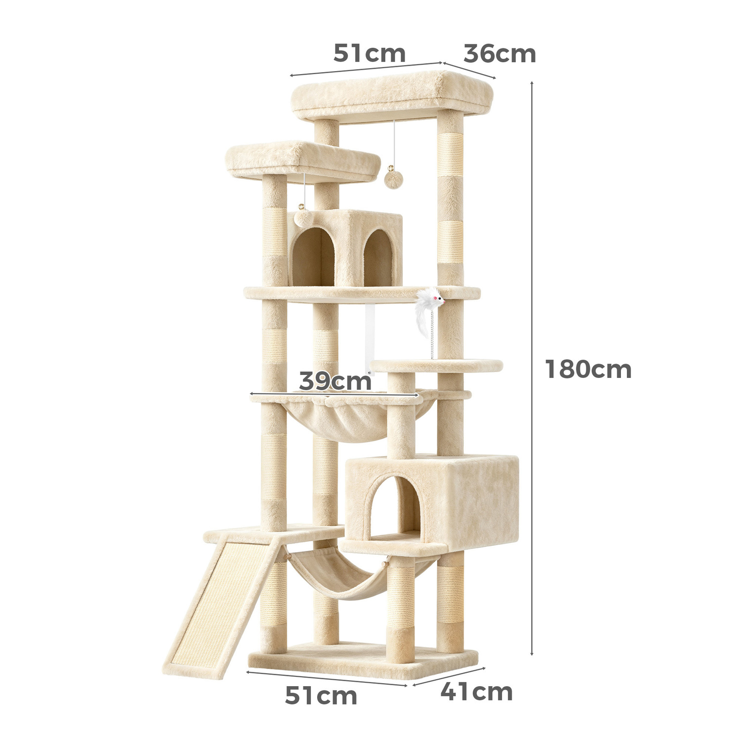 180cm Luna Cat Tree