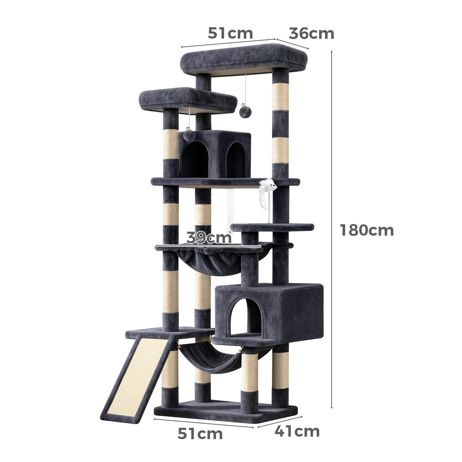 180cm Luna Cat Tree