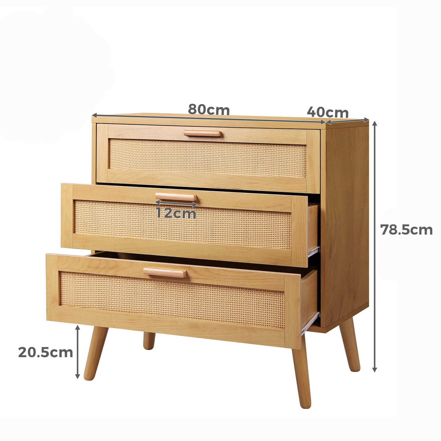 Desmond 3 Drawer Chest