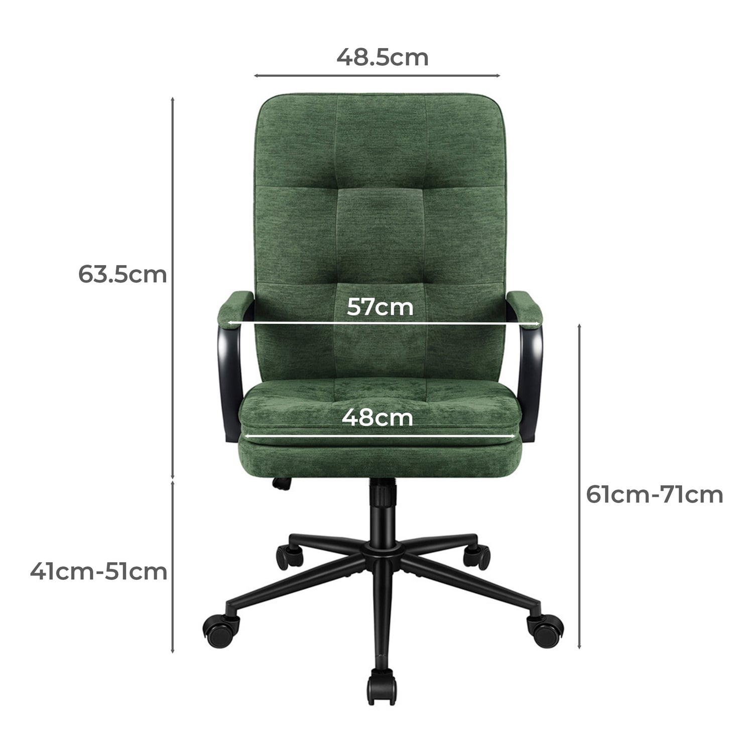 Chloe Chenille Home Office Chair