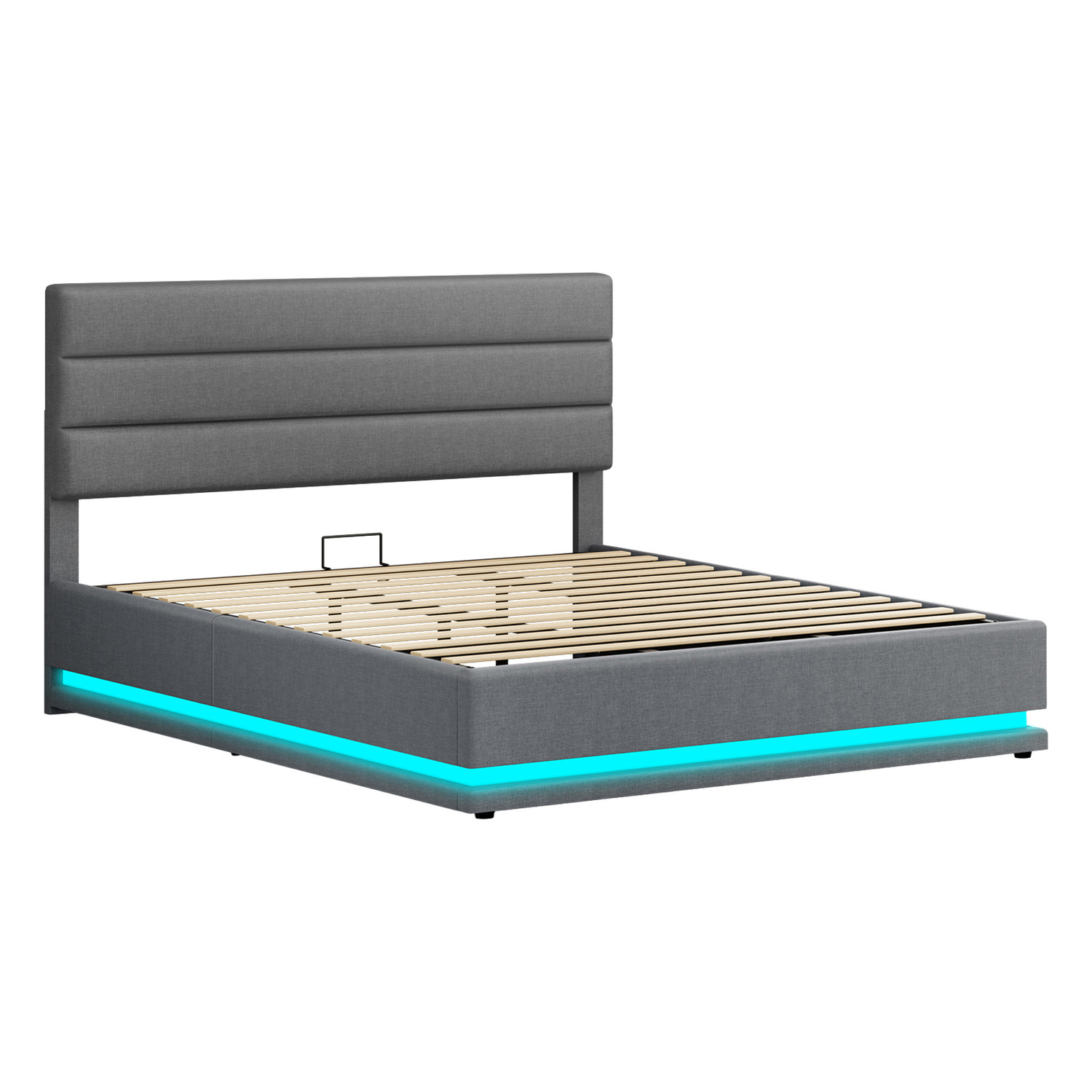 Grey-Alpine-Upholstered-Gas-Lift-Storage-Bed-with-LED
