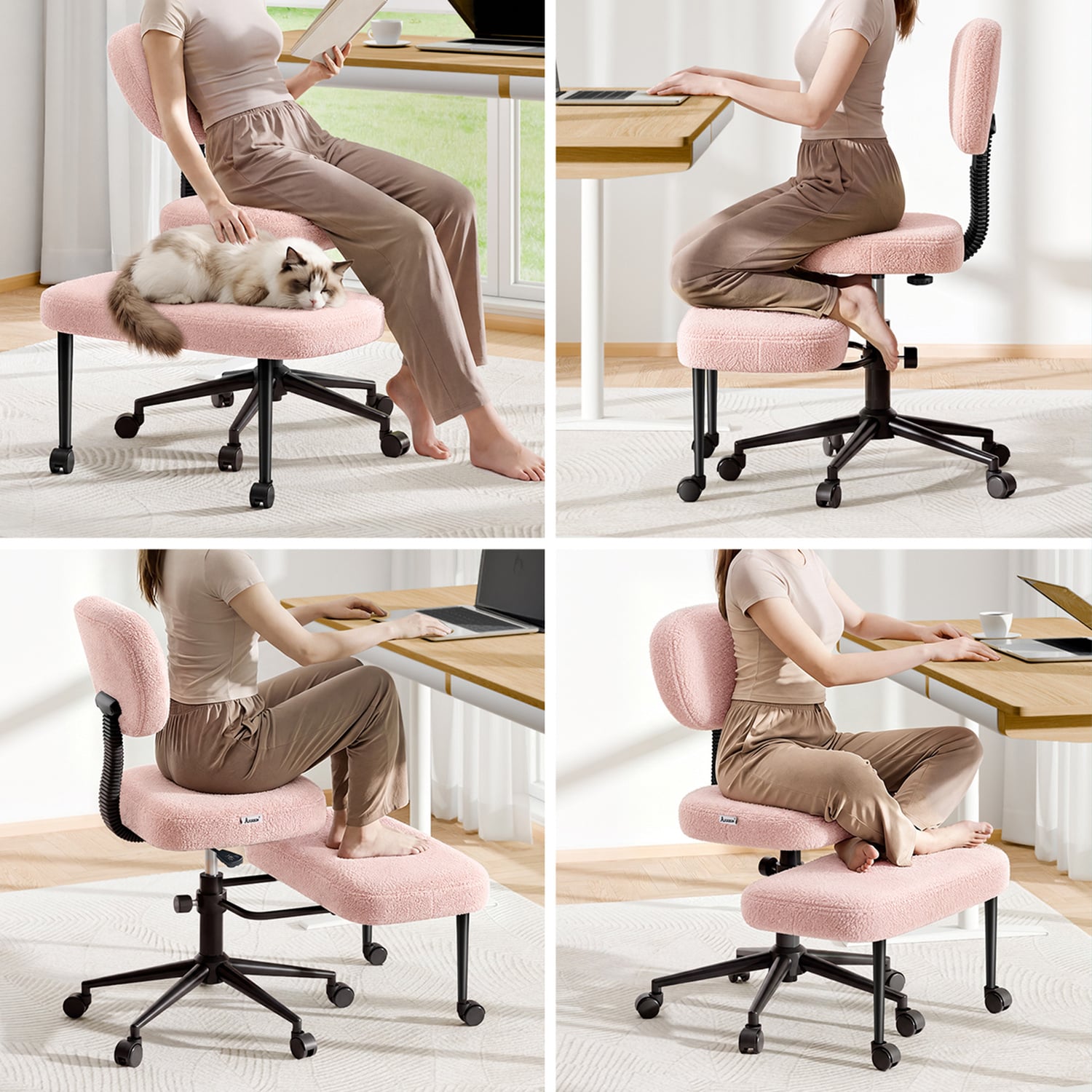Aspen Boucle Kneeling Chair