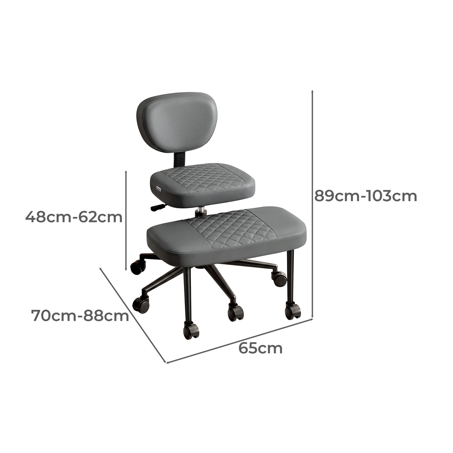 Foster PU Leather Kneeling Chair