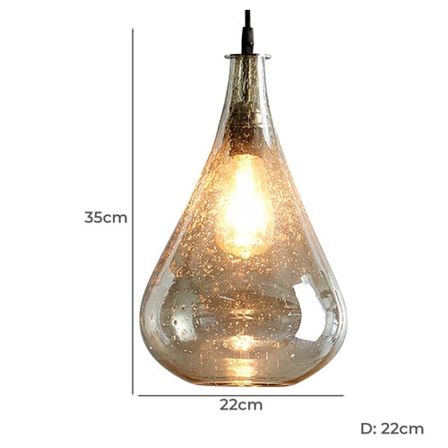 Lustre 35cm Glass Pendant Light
