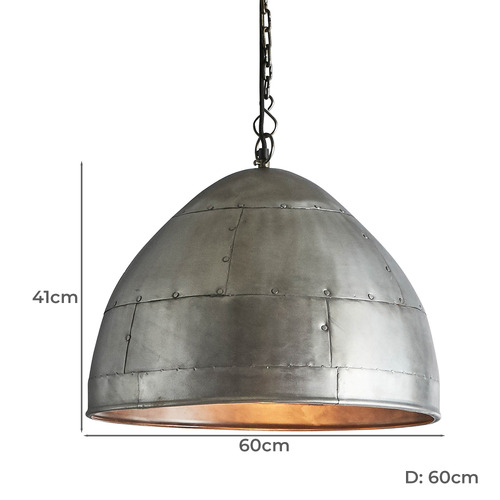P51 Iron Riveted Pendant Light
