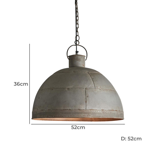 Granada Iron Riveted Pendant Light
