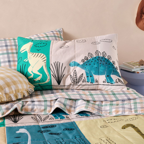 Prehistoric Patchwork Coverlet Set