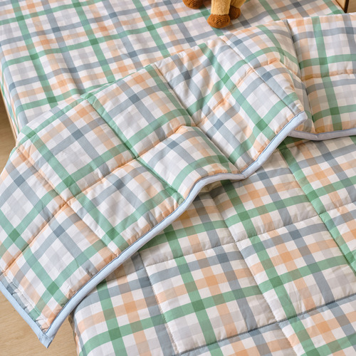 Green Playground Cot Cover