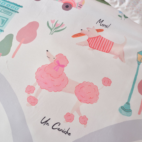 Petite Paris Cotton Percale Quilt Cover Set