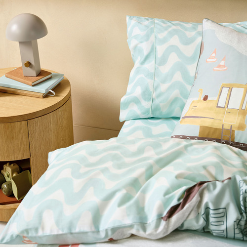 The Big Build Cotton Percale Quilt Cover Set