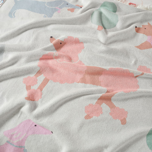 Petite Paris Knitted Cotton Blanket