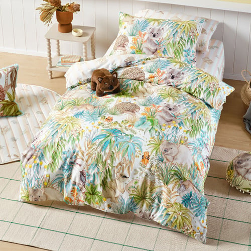 Linen House Gum Leaf Gully Cotton Quilt Cover Set