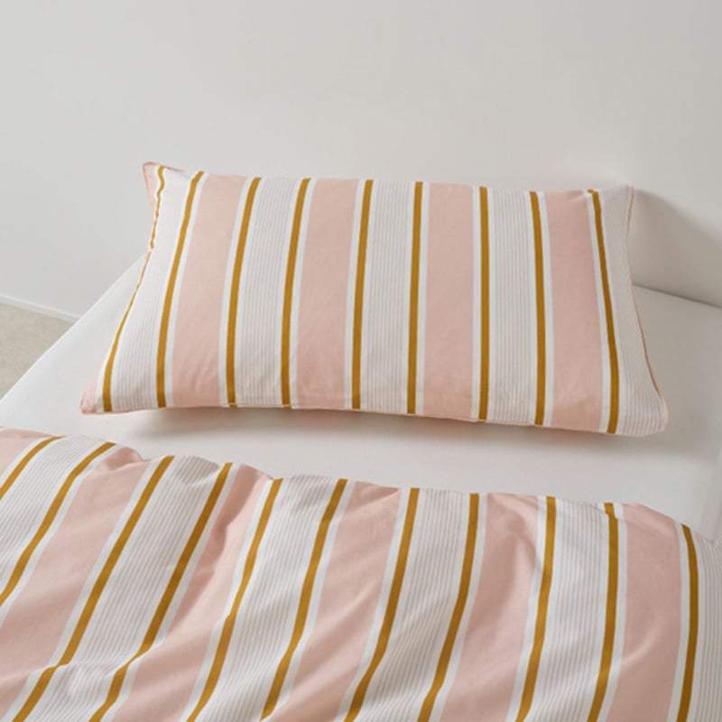 Linen House Kids Pink Sailor Stripe Quilt Cover Set
