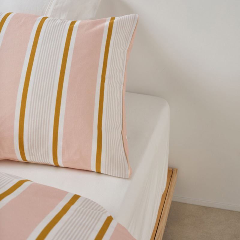 Linen House Kids Pink Sailor Stripe Quilt Cover Set