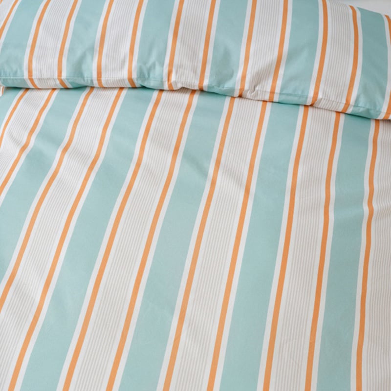 Linen House Kids Blue Sailor Stripe Quilt Cover Set