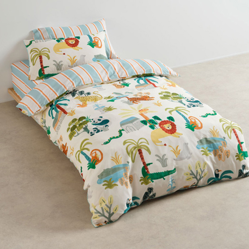 Linen House Kids Creatures Great and Small Quilt Cover Set