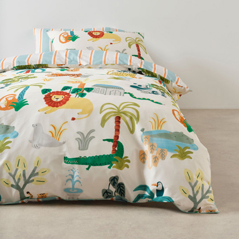 Linen House Kids Creatures Great and Small Quilt Cover Set