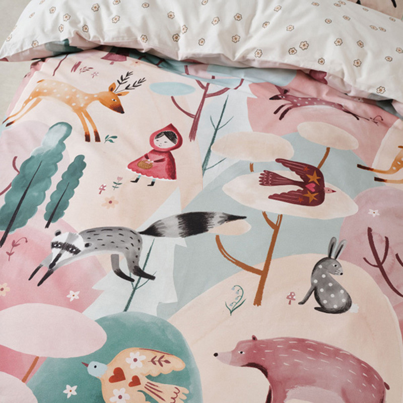 Linen House Kids Folk Woodland Quilt Cover Set