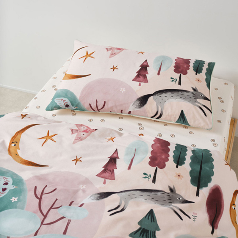 Linen House Kids Folk Woodland Quilt Cover Set