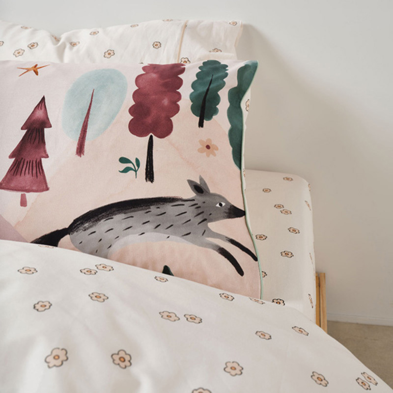 Linen House Kids Folk Woodland Quilt Cover Set