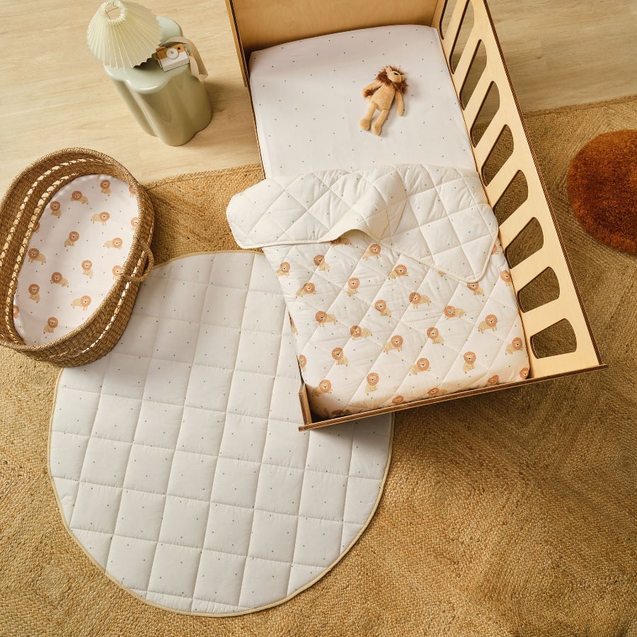 Cat Nap 2 Piece Bassinet Fitted Sheet Set