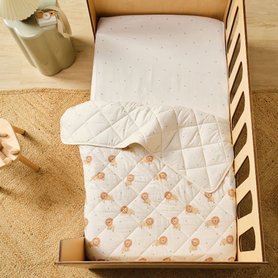 Cat Nap Cotton Cot Coverlet
