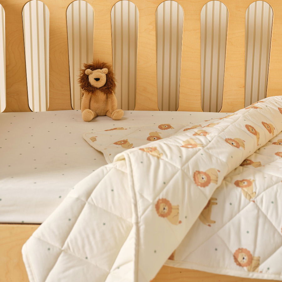 Cat Nap Cotton Cot Coverlet