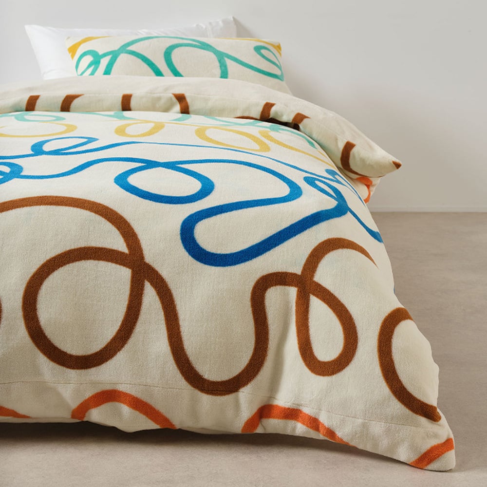 Linen House Kids Squiggle Quilt Cover Set