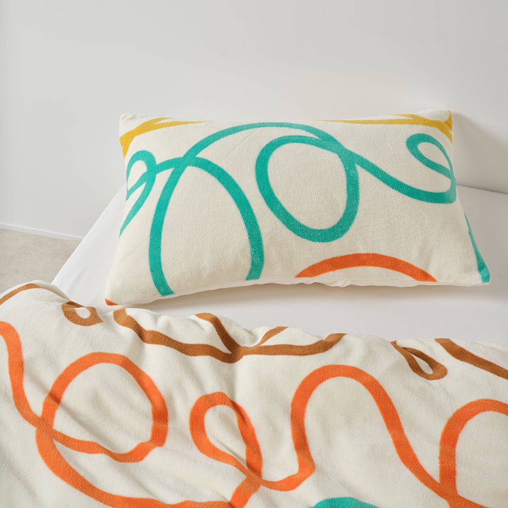 Linen House Kids Squiggle Quilt Cover Set