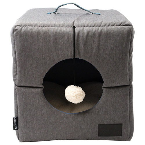 Nordic Foldable Cube Cat Bed Temple & ster