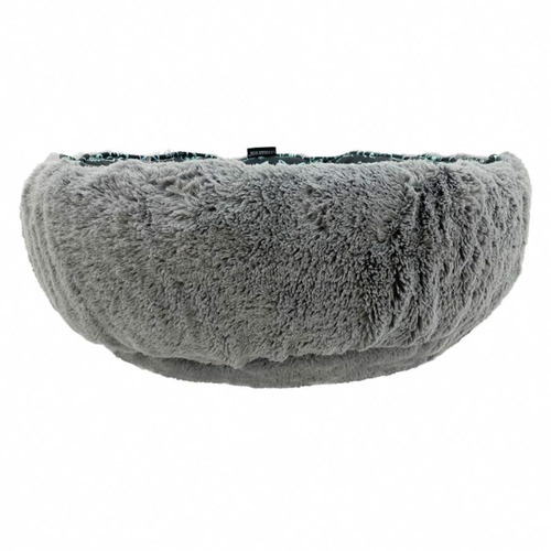 Black & Mint Kitty Club Donut Cat Bed
