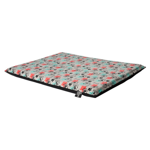 Grey Novelty Flat Pet Bed