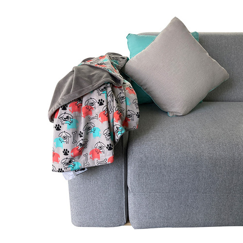 Grey Novelty Pet Blanket Temple & Webster