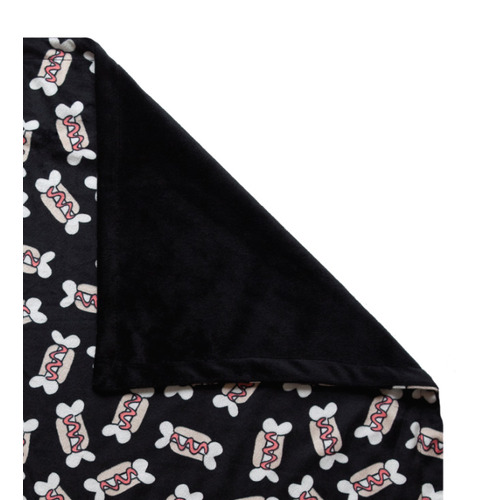 Black Hot Diggety Dog Pet Blanket