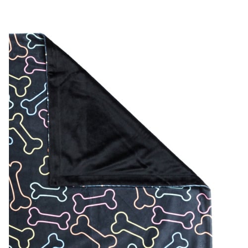 Neon Bone Pet Blanket