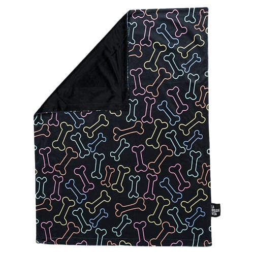 Neon Bone Pet Blanket