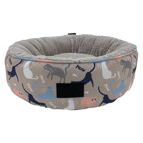 Taupe Catisse Donut Cat Bed
