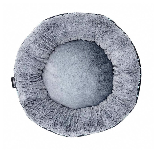 Black & Mint Kitty Club Donut Cat Bed
