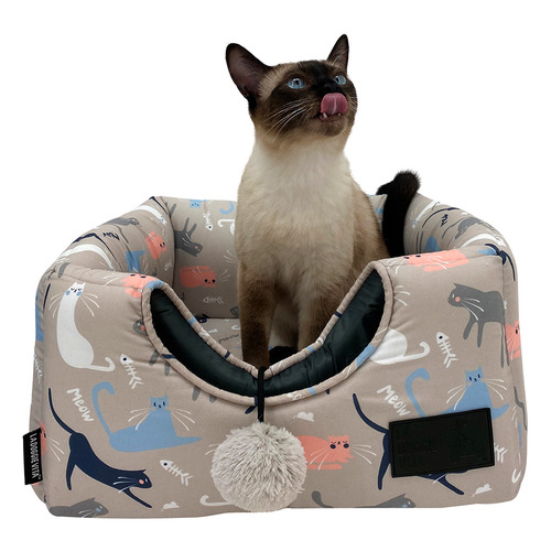 Taupe Catisse Cube Cat Bed