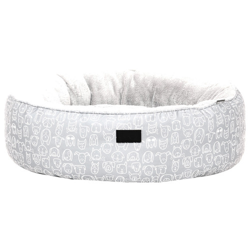 Dog Central Round Printed Pet Bed