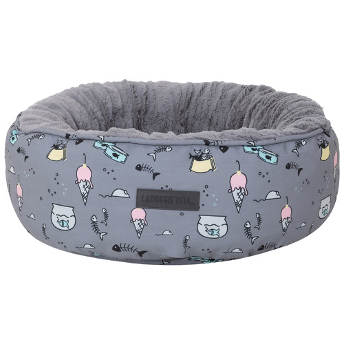 Moggy Treats Reversible Donut Cat Bed