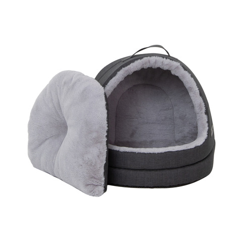 Water Resistant Hooded Cat Bed