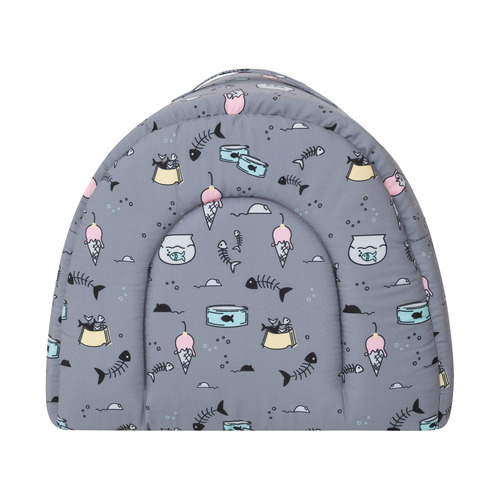 Moggy Treats Hooded Cat Bed