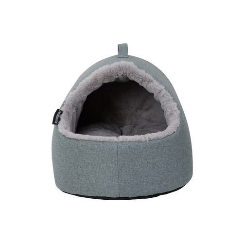 Eggshell Como Hooded Cat Bed